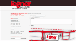 Desktop Screenshot of legner-autozubehoer.de